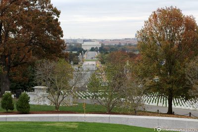 View from Arlington Cemetery towards National Mall