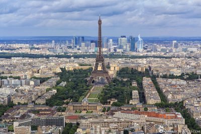 Blick von der Aussichtsplattform des Tour Montparnasse