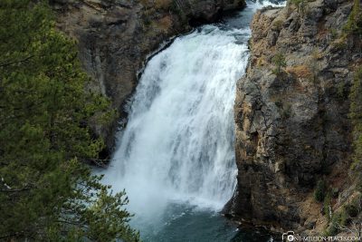 Waterfalls, Grand Canyon of the Yellowstone, Yellowstone National Park, USA, Own, Attractions, UNESCO World Heritage, Travel Report