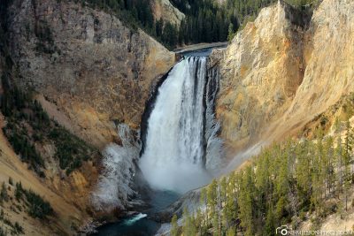 Uncle Tom's Point, Grand Canyon of the Yellowstone, Yellowstone National Park, USA, Own, Attractions, UNESCO World Heritage, TravelReport
