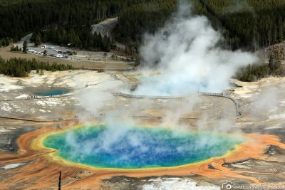 Grand Prismatic Spring, Yellowstone National Park, USA, On Your Own, Attractions, UNESCO World Heritage, TravelReport