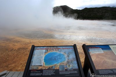 Shield, Grand Prismatic Spring, Yellowstone National Park, USA, On Your Own, Attractions, UNESCO World Heritage, Travel Report