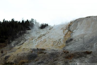 Mammoth Hot Springs, Yellowstone National Park, USA, On Your Own, Attractions, UNESCO World Heritage, Travel Report