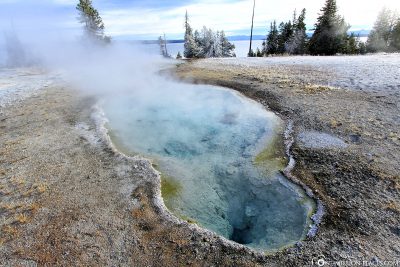 West Thumb Geyser Basin, Yellowstone National Park, USA, On Your Own, Attractions, UNESCO World Heritage, TravelReport