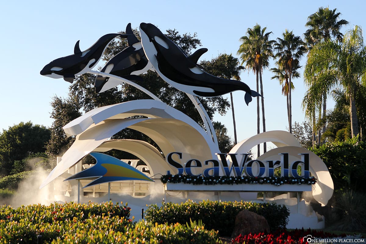 Sea World, Entrance, Statue, Orlando, USA