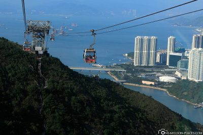 The Ngong Ping 360 cable car