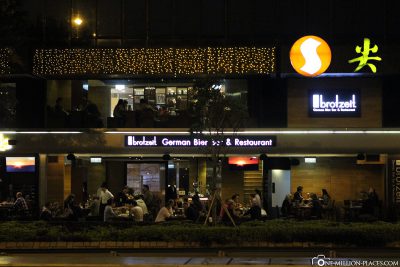 The restaurant Brotzeit in Hong Kong