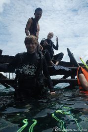 Diving on Kapalai
