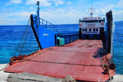 The small ferry between Sibulan and Liloan