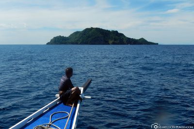 Boat trip to Apo Island