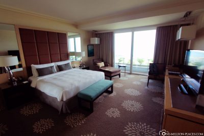 Unser Zimmer im Marina Bay Sands Hotel