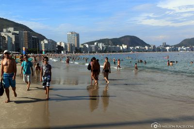 The Copacabana in Rio de Janeiro