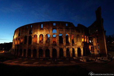 The Colosseum in the evening