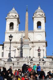 Die Kirche Santissima Trinità dei Monti