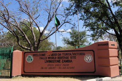The National Park on the Zambia side