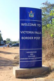 The border with Zambia