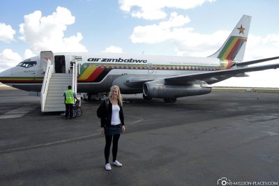 Arrival at Victoria Falls Airport