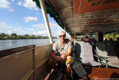 A boat trip on the Sambesi