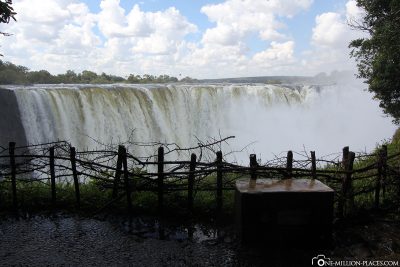 Die Wasserfälle von der Simbabwe Seite
