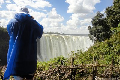 Die Wasserfälle von der Simbabwe Seite