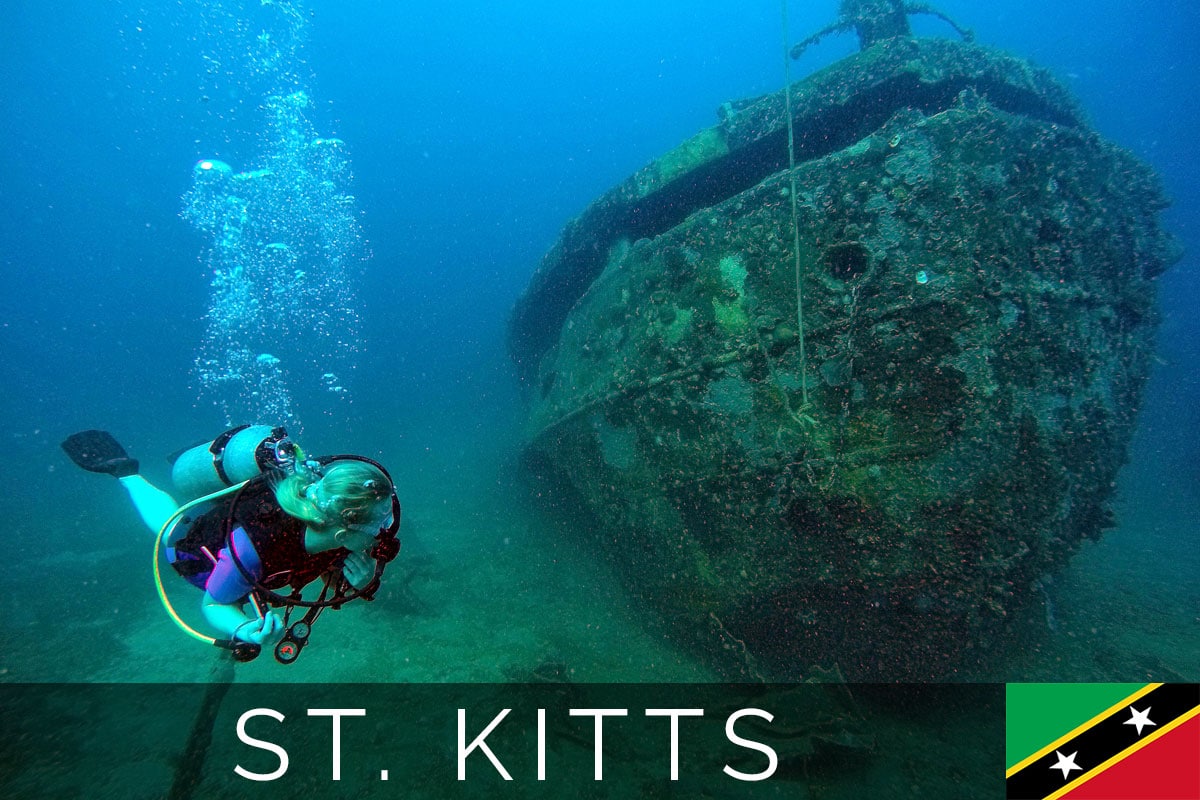 St. Kitts Tauchen Titelbild