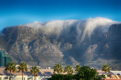 Der Tafelberg mit seinen Wolken