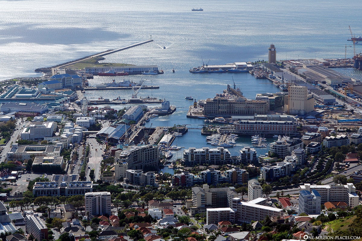 Blick auf Waterfront, Kapstadt, Südafrika, Afrika, Reisebericht