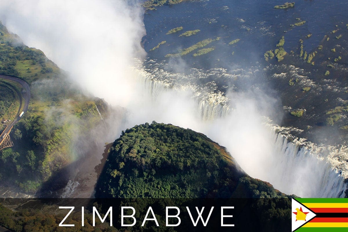 Zimbabwe Waterfall Helicopter Blog Post