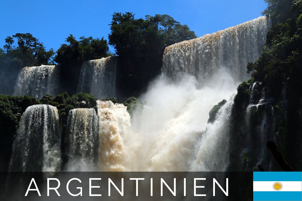 Iguazu Wasserfälle Argentinien Titelbild