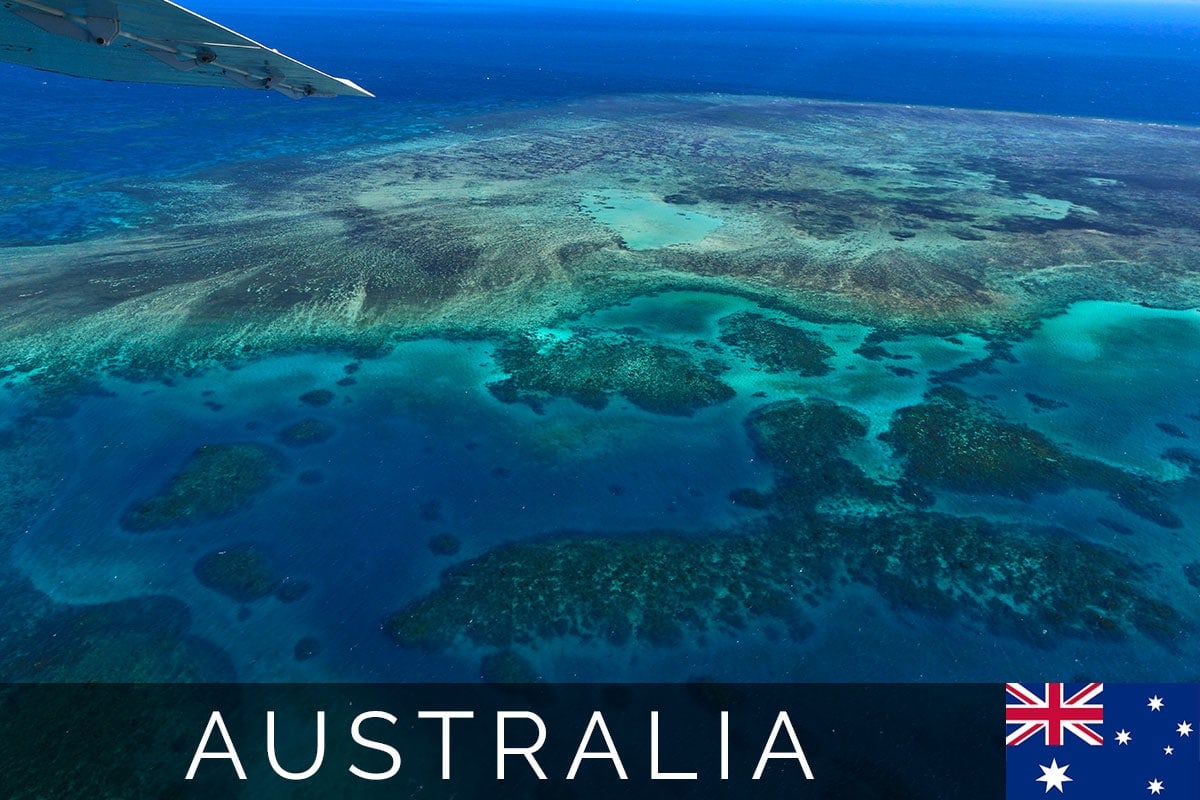 Australia Great Barrier Reef Scenic Flight Blog Post