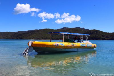 Das Boot der Agentur Ocean Rafting