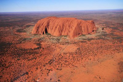 The Ayers Rock in Australia