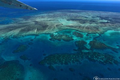 Rundflug über das Great Barrier Reef