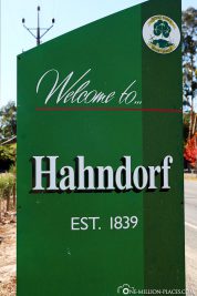 The town of Hahndorf near Adelaide
