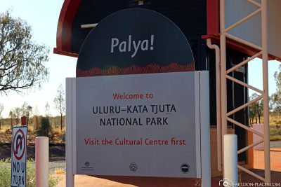 The entrance to the National Park