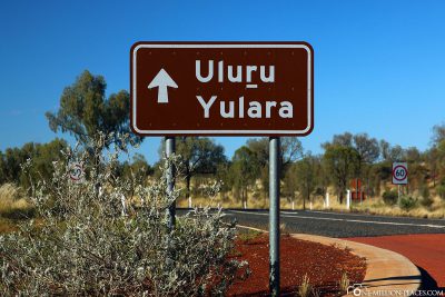 The way to Uluru