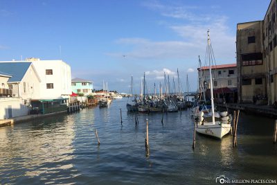 The port of Belize City