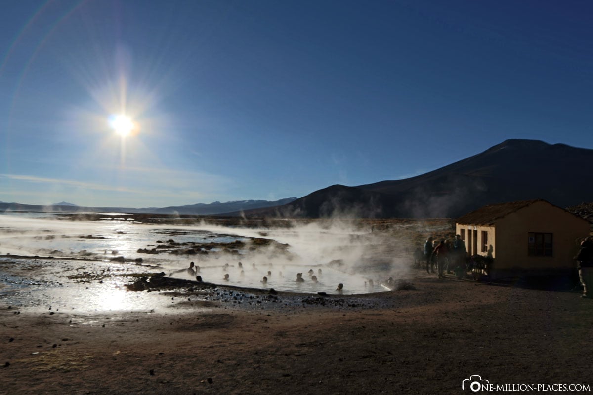 Heiße Quellen, Nationalpark Eduardo Avaroa, Bolivien, Südamerika, Tour, Reisebericht
