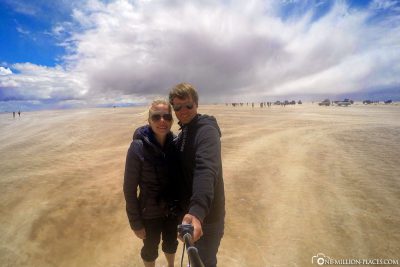 The salt desert in Bolivia