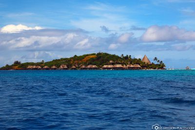 Die Anfahrt auf das Sofitel Bora Bora Private Island