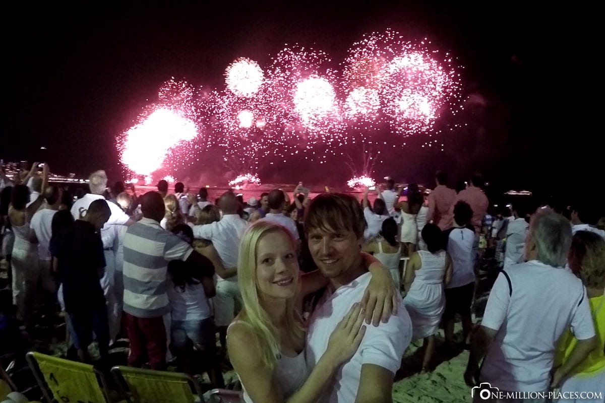 New Year's Eve, Fireworks, Rio de Janeiro, 2014, Beach, Brazil, Travelreport
