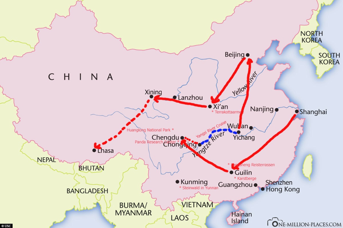 China, Reiseplanung 2015, Quer durchs Land, Reisebericht