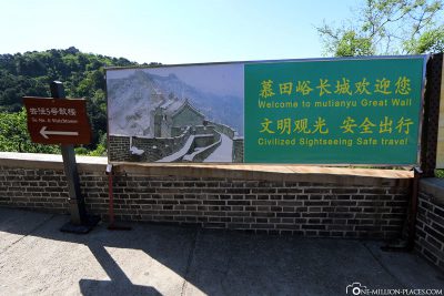 Willkommen auf der Chinesischen Mauer
