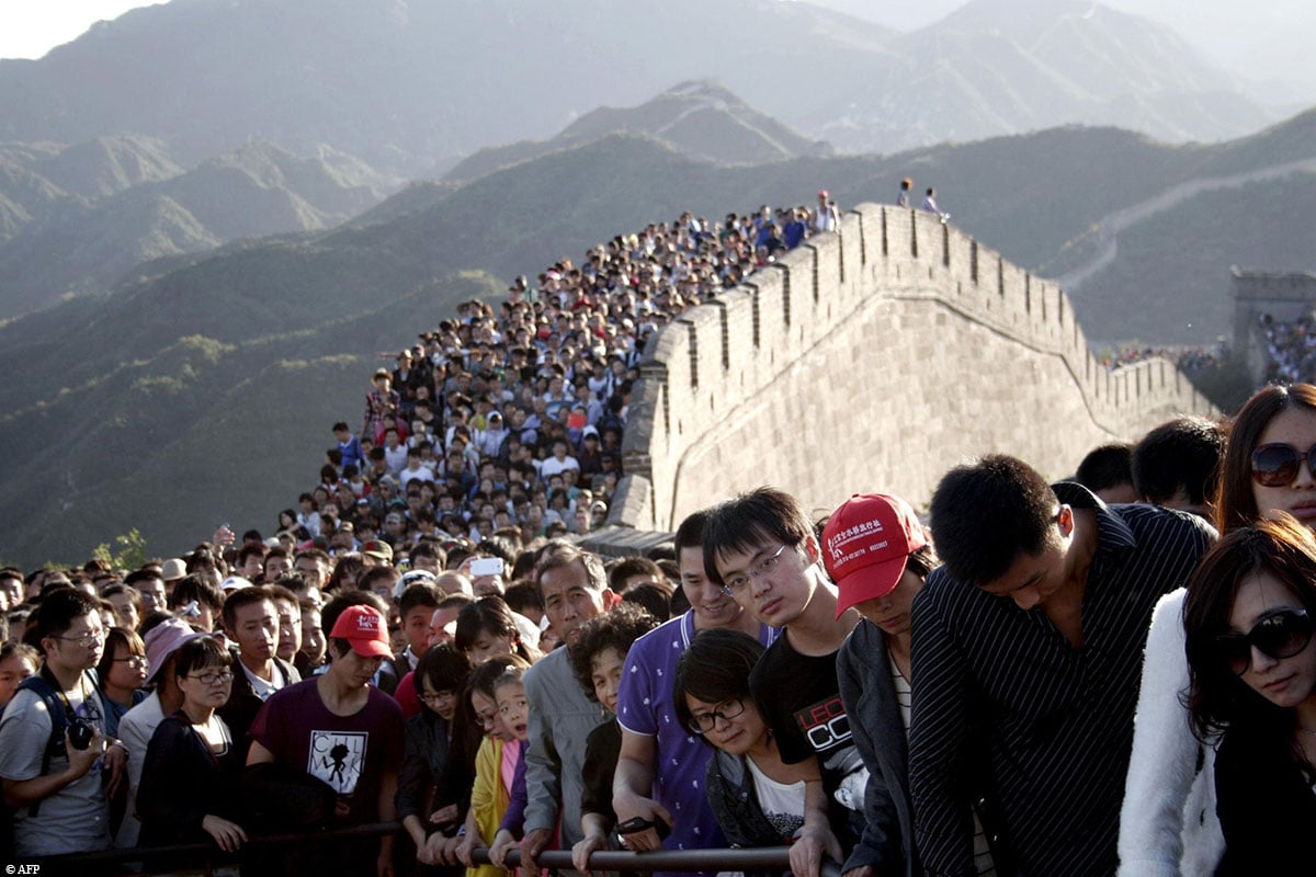 Volle Mauer, Mutianyu, Chinesische Mauer, Peking, Tagestour, China, UNESCO Welterbe, Weltwunder, Reisebericht