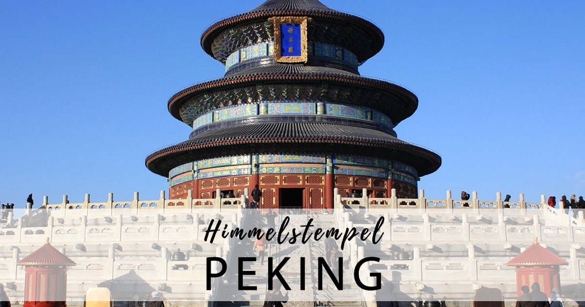 Peking Der Tian Anmen Platz Der Himmelstempel China