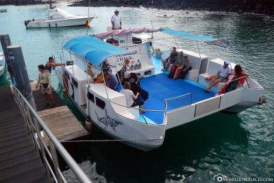 Our catamaran for the excursion