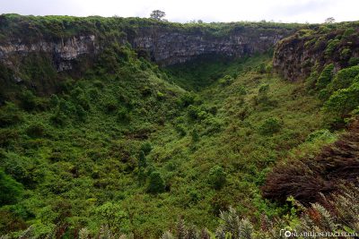 The twin craters Los Gemelos