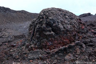 Vulkanische Gesteinsbrocken