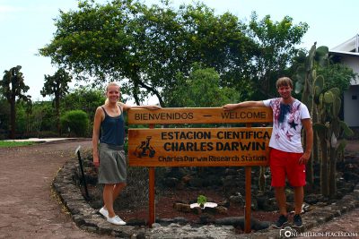 The entrance to the Charles Darwin Center