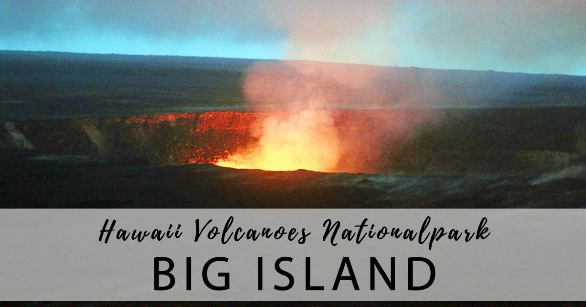 Big Island - Volcano sightseeing tour in Volcanoes National Park (USA)